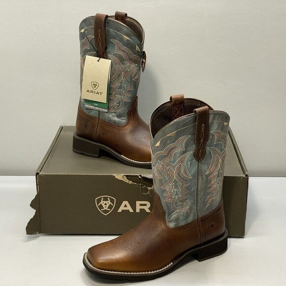 NEW ARIAT Women’s Delilah Western Boots – Spiced Cider Leather – Size 9 - Picture 1 of 1